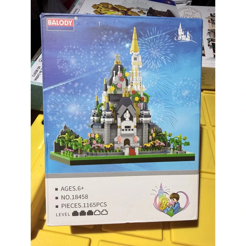 Balody 18458 Diamond Building Blocks Fairytale Castle 1165pcs Micro Blocks Set